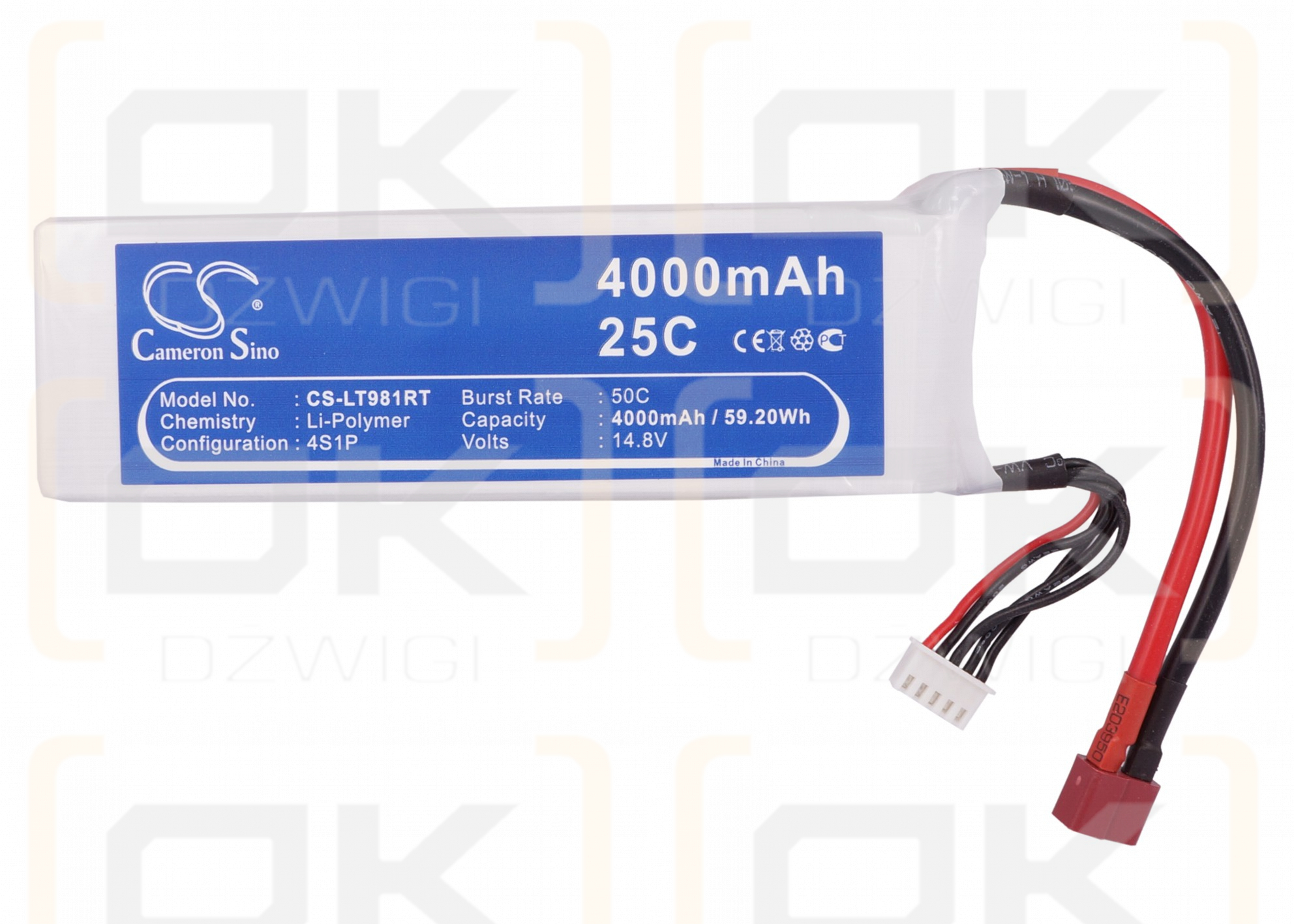 RC CS-LT981RT / CS-LT981RT 4000mAh Li-Polymer 14.8V (Cameron Sino)