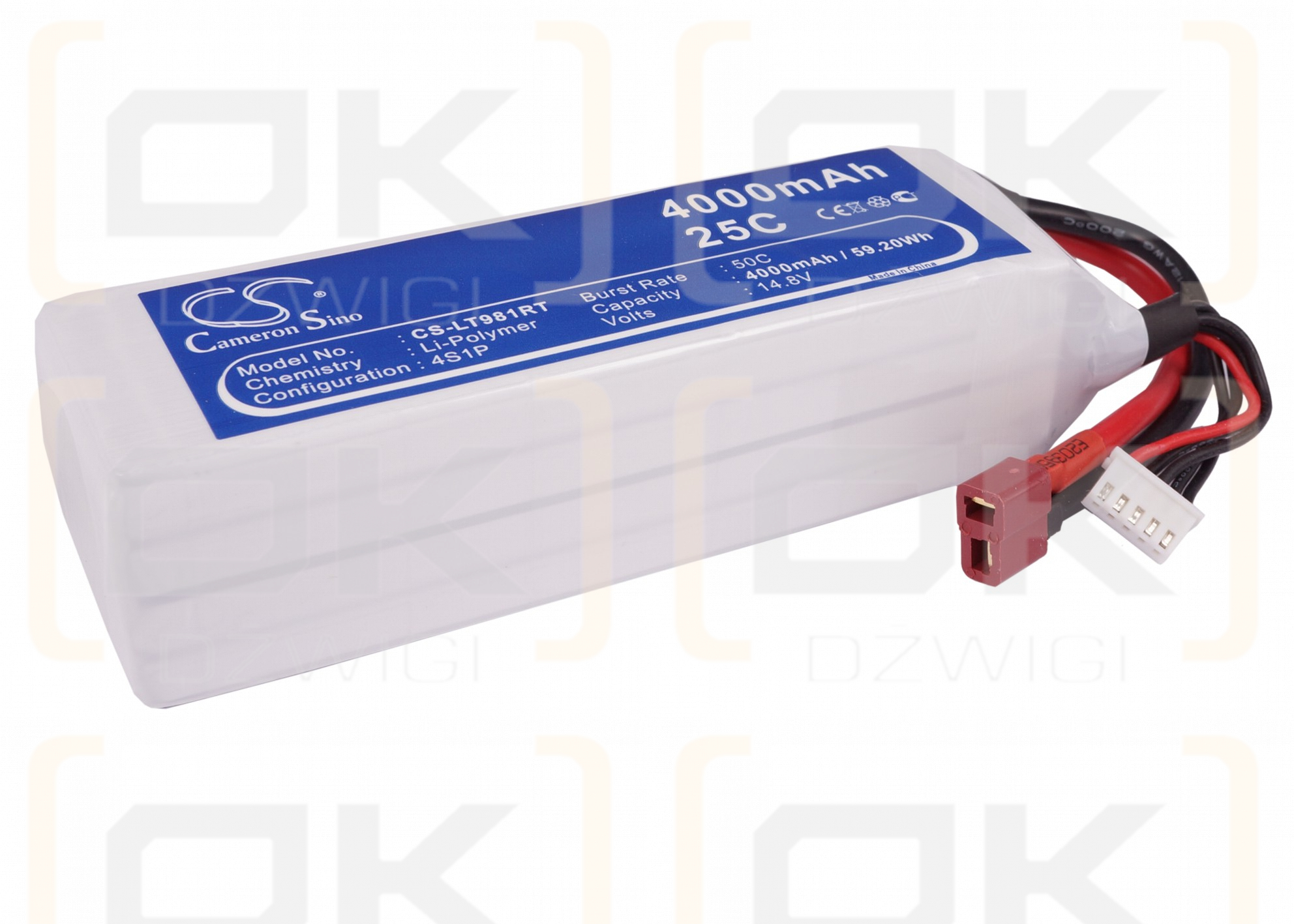 RC CS-LT981RT / CS-LT981RT 4000mAh Li-Polymer 14.8V (Cameron Sino)