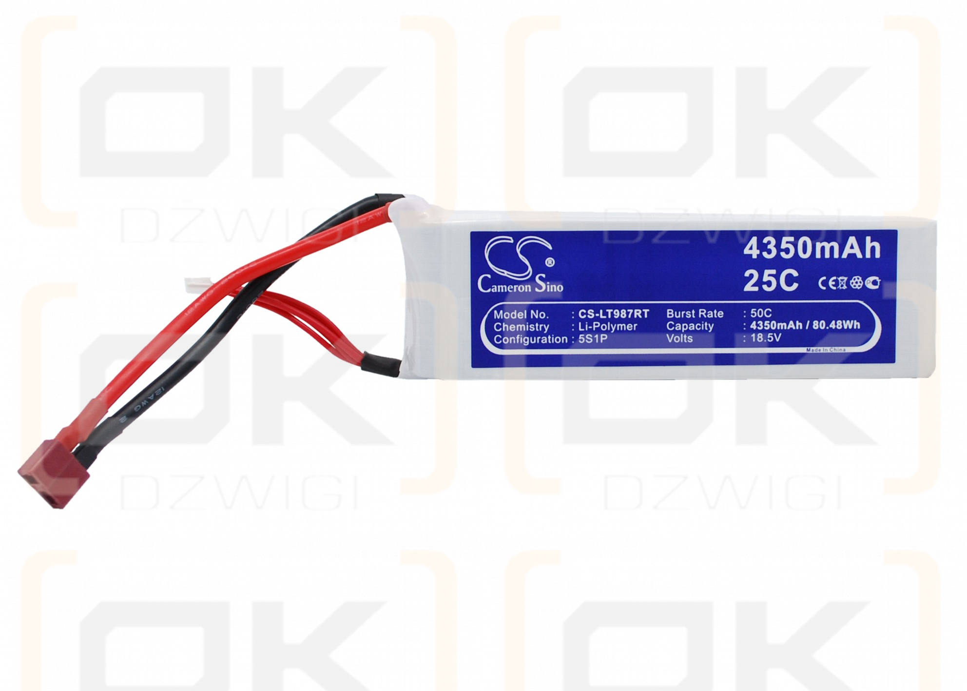 RC CS-LT987RT / CS-LT987RT 4350mAh Li-Polymer 18.5V (Cameron Sino)