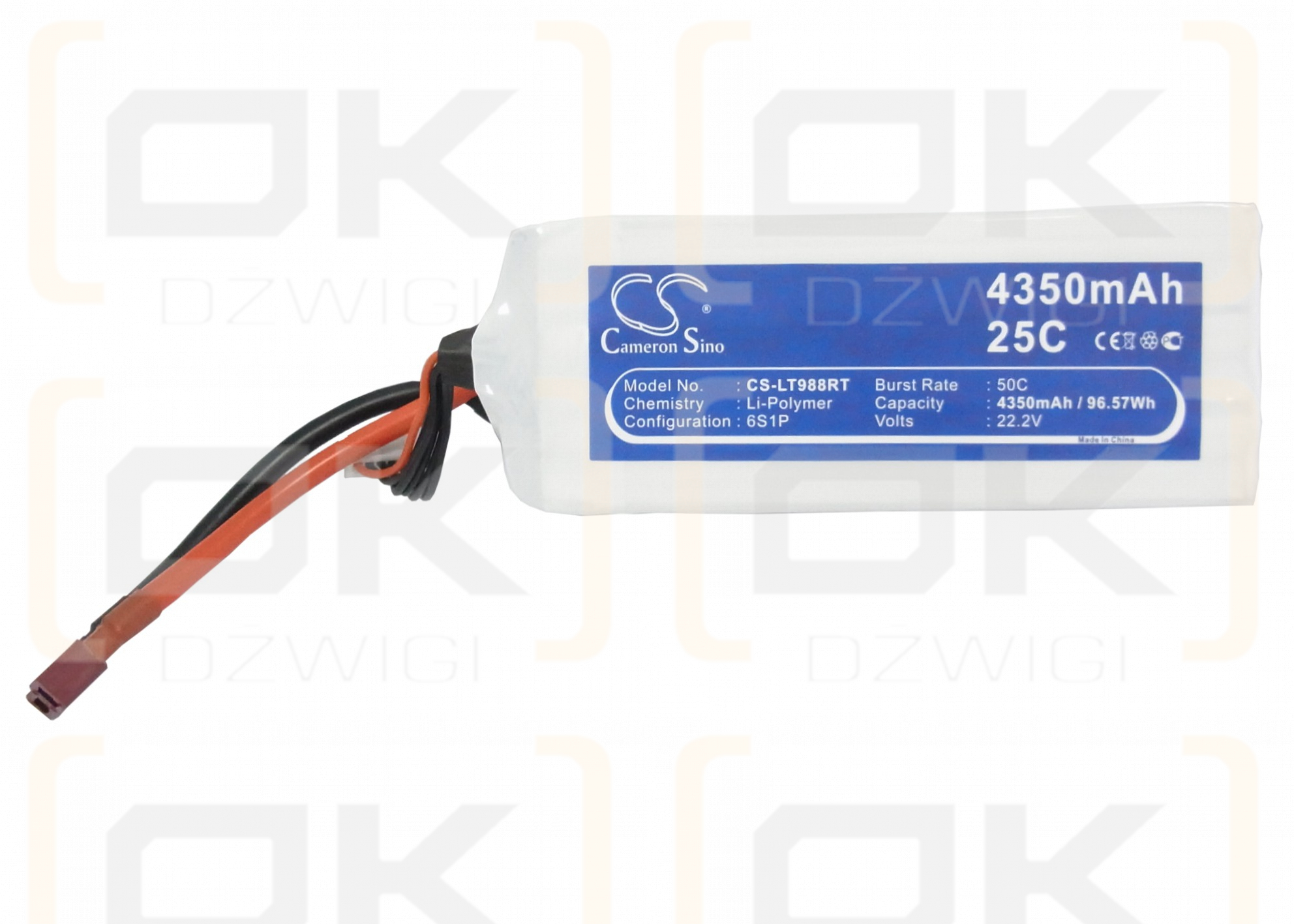 RC CS-LT988RT / CS-LT988RT 4350mAh Li-Polymer 22.2V (Cameron Sino)