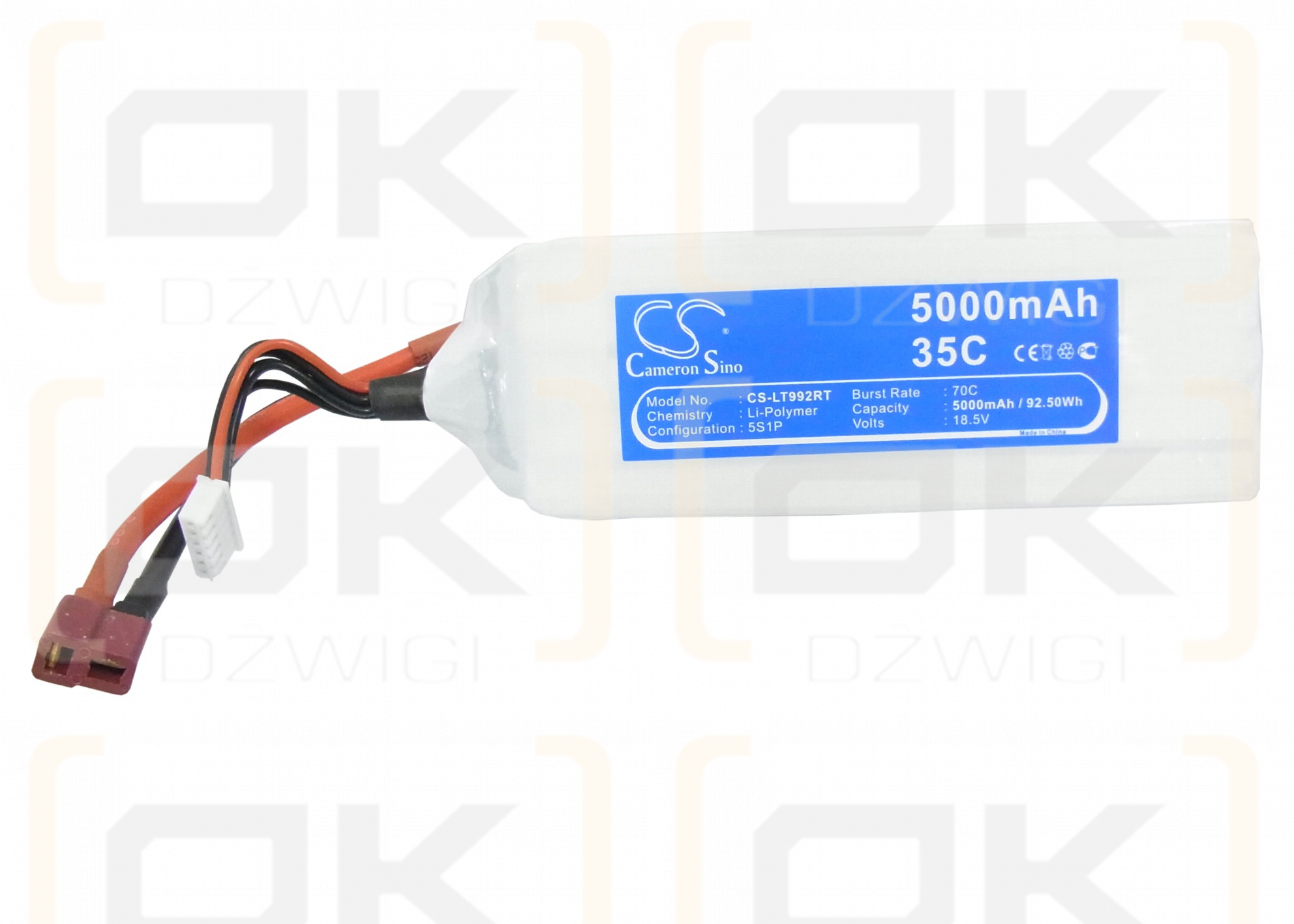 RC CS-LT992RT / CS-LT992RT 5000mAh Li-polímero 18,5V (Cameron Sino)