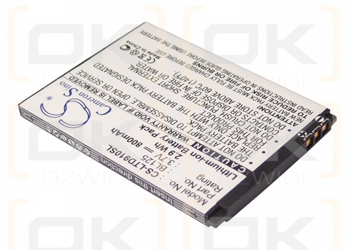 Lenovo TD60T / BL125 1000mAh Li-ion 3.7V (Cameron Sino)