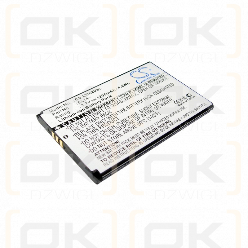 Lenovo O3 / BL141 1400mAh Li-ion 3.7V (Cameron Sino)