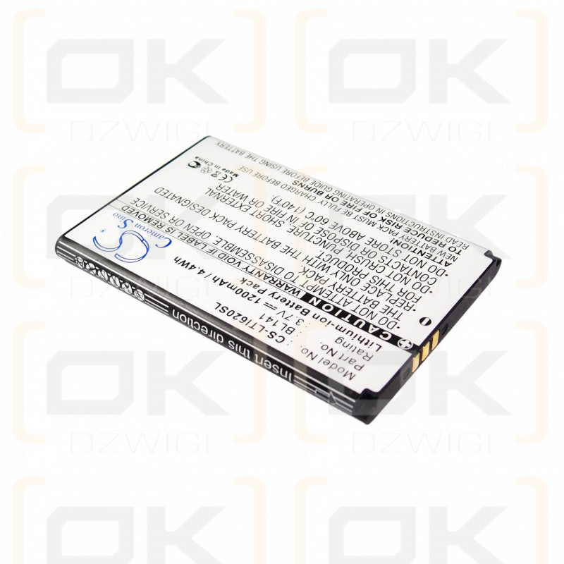 Lenovo O3 / BL141 1400mAh Li-ion 3.7V (Cameron Sino)