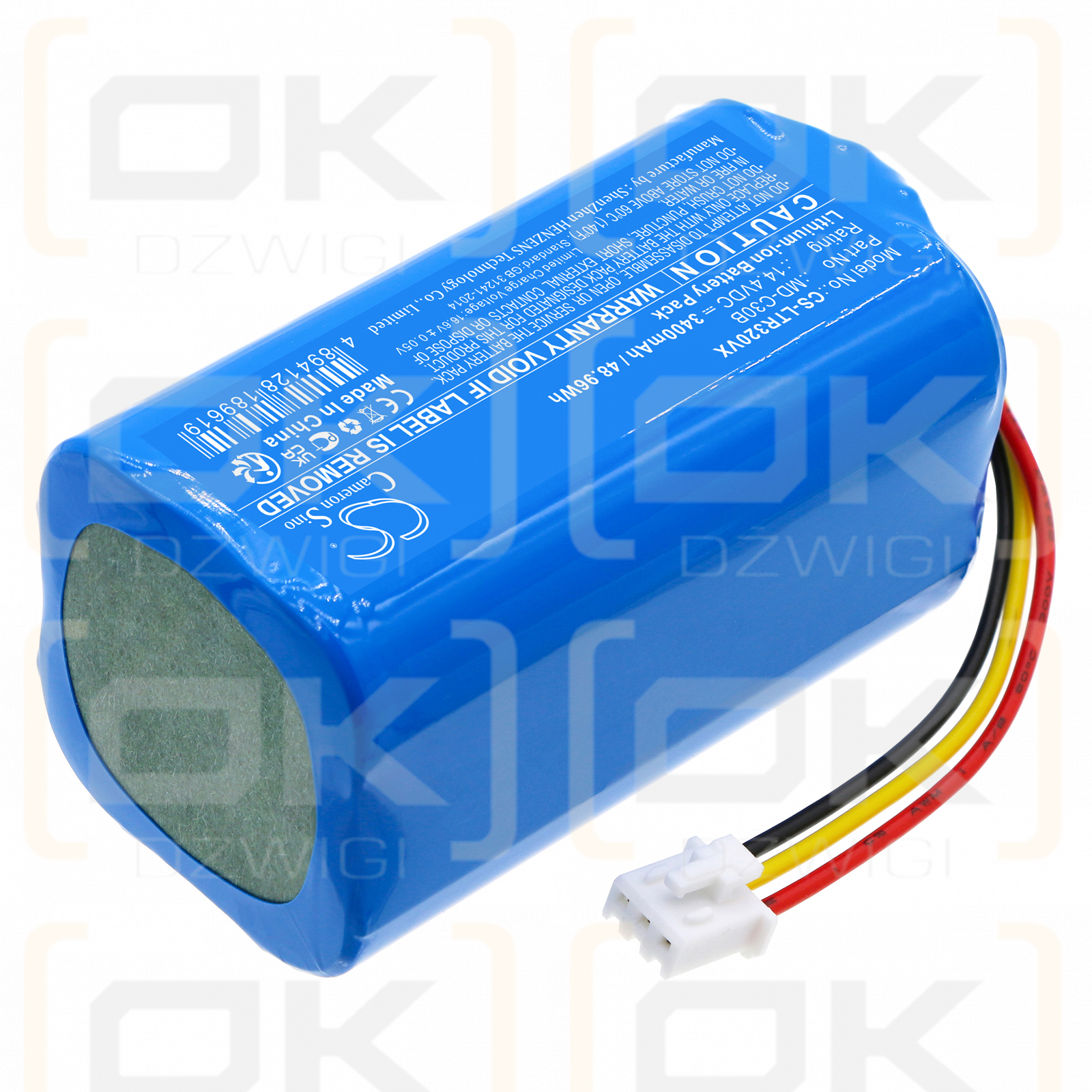 Blaupunkt BPK-VCBB1XVB / D071-INR-CH-4S1P 3400mAh Li-ion 14.4V (Cameron Sino)