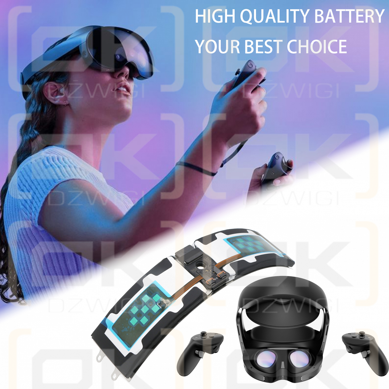 Meta Oculus Quest Pro / 345-00677-B 5540 mAh Li-ion 3.85 V (Cameron Sino)
