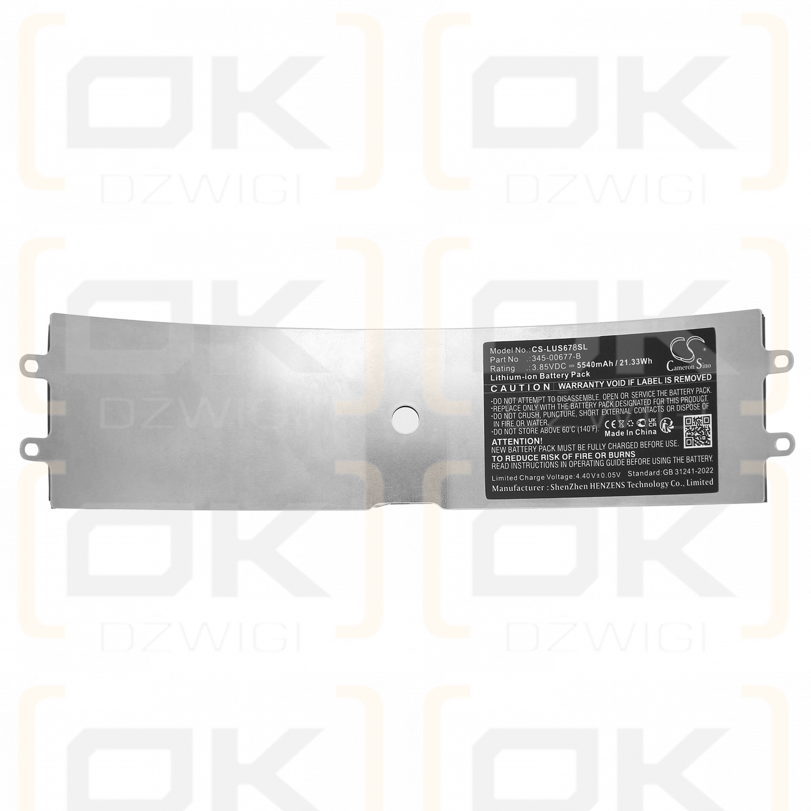 Meta Oculus Quest Pro / 345-00677-B 5540 mAh Li-ion 3,85 V (Cameron Sino)