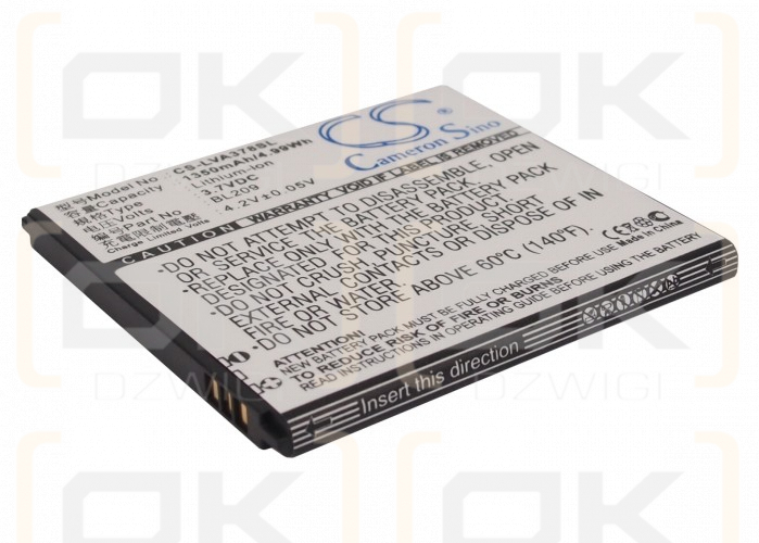 Lenovo A378 / BL209 1350mAh Li-ion 3.7V (Cameron Sino)