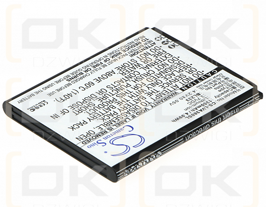 Lenovo A1000-A / BL233 1350mAh Li-ion 3.7V (Cameron Sino)