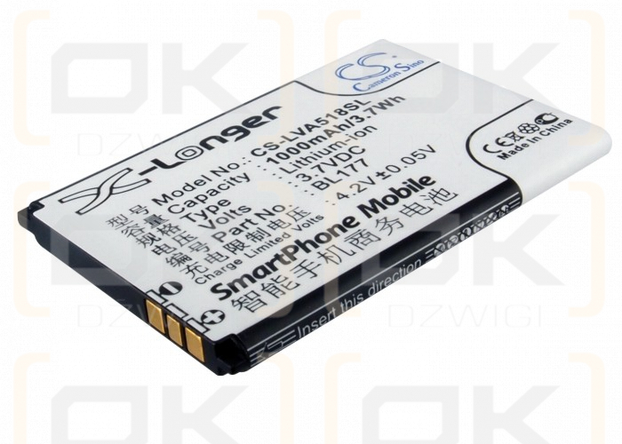 Lenovo A518 / BL177 1000mAh Li-ion 3.7V (Cameron Sino)