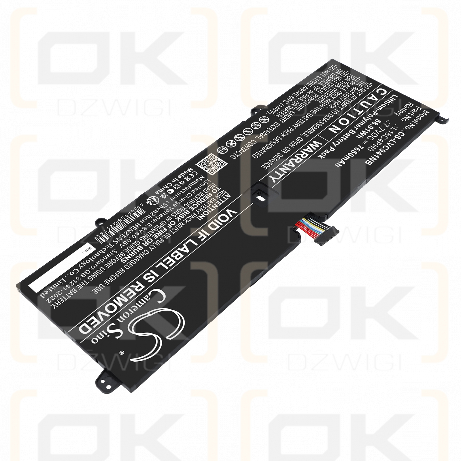 Lenovo Yoga C940 SP/A / 5B10T11585 7650 mAh Li-Polymer 7,7 V (Cameron Sino)