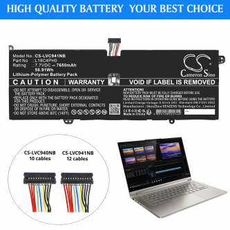 Lenovo Yoga C940 SP/A / 5B10T11585 7650 mAh Li-Polymer 7,7 V (Cameron Sino)
