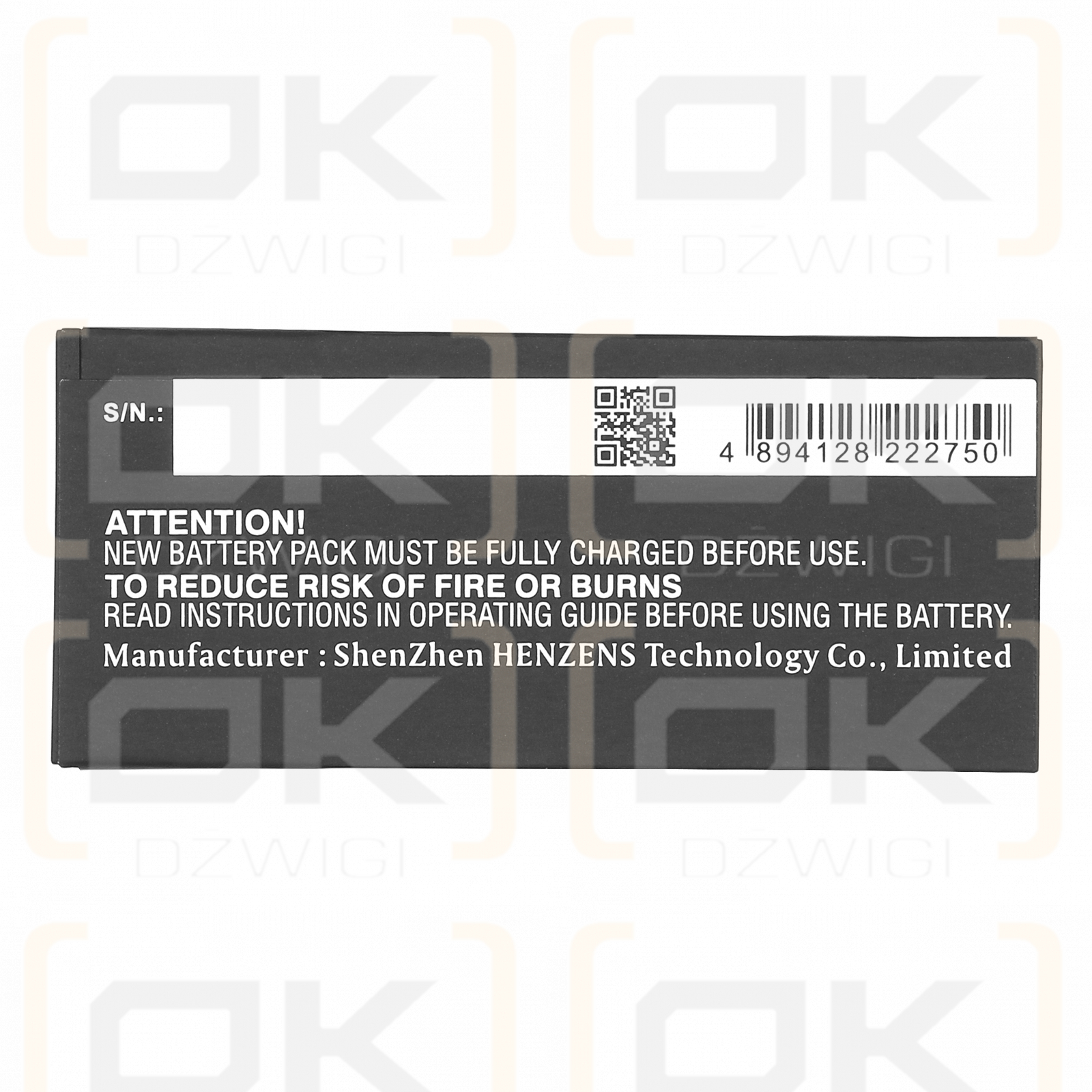 Linkvil Fanvil W611W / YJ563170 1200 mAh Li-Polymer 3.8 V (Cameron Sino)