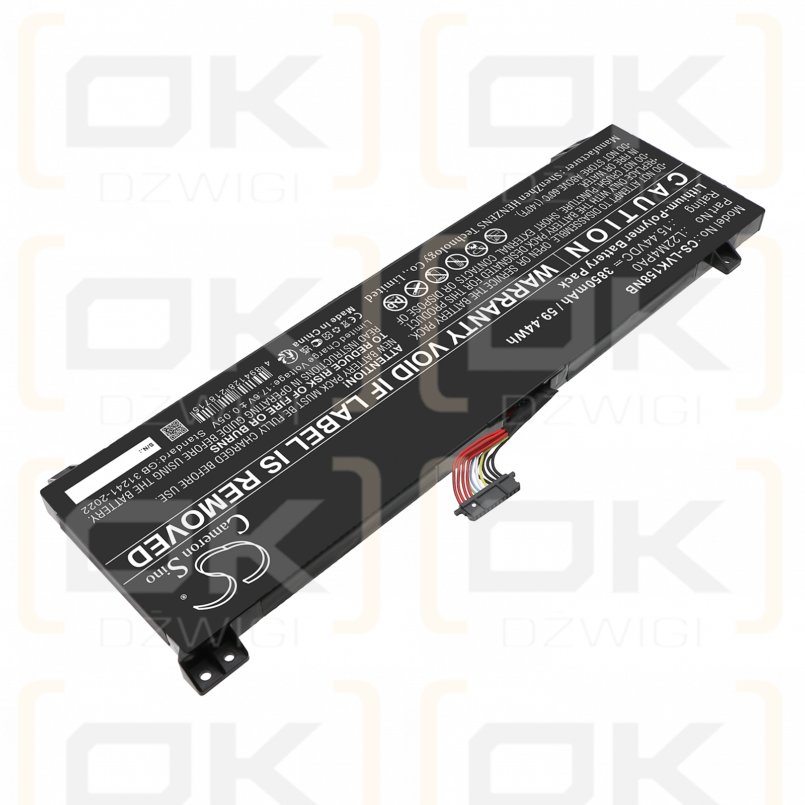 Lenovo LOQ 15IRH8 82XV00PHIN / 5B11K38526 3850 mAh Li-Polymer 15,44 V (Cameron Sino)