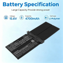 Bateria zamienna do Lenovo ThinkBook 13x Gen 4 IMH (21KR) /  5CB1M72403 4700 mAh Li-Polymer 15.6 V (Cameron Sino)