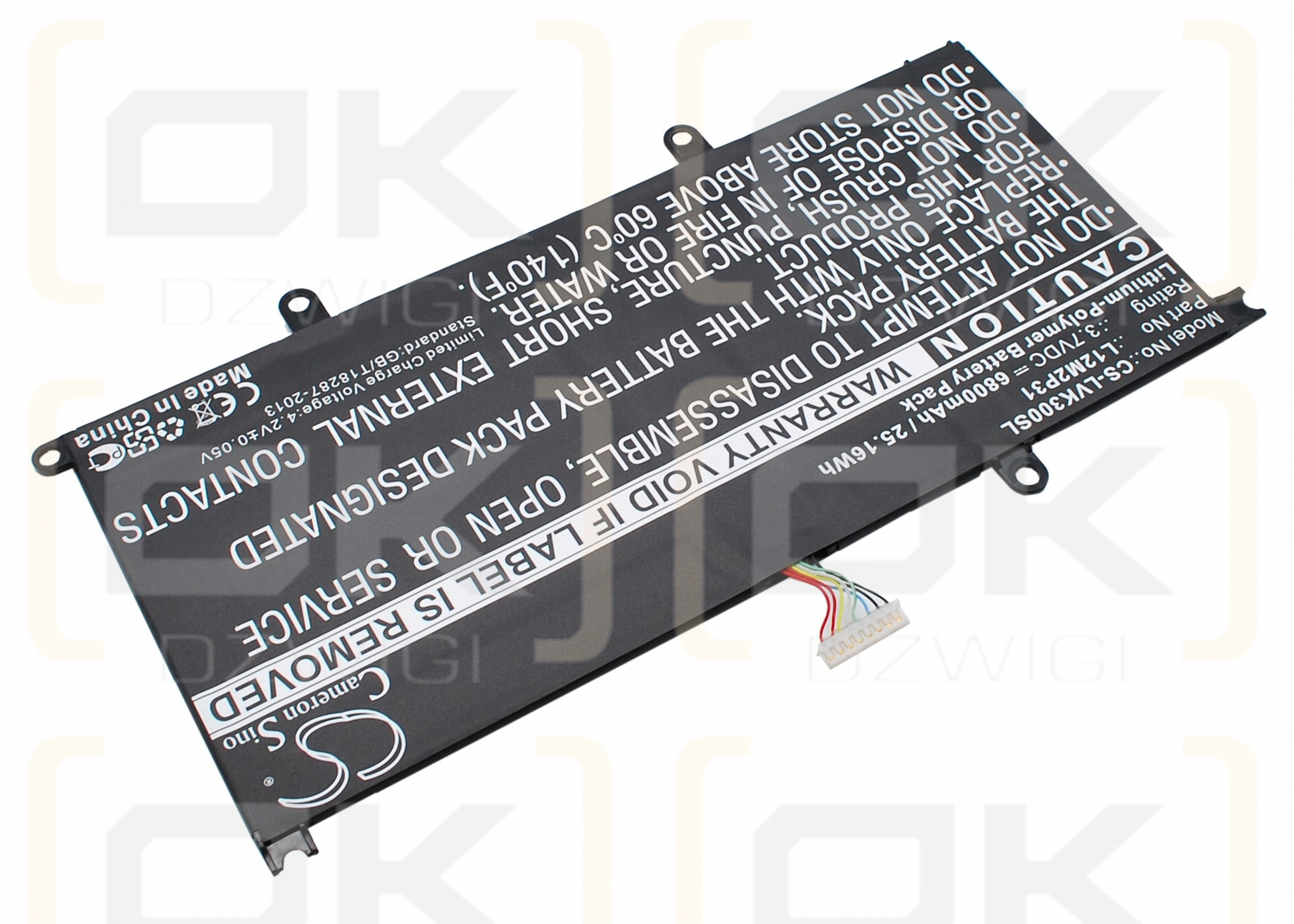 Lenovo K3011W / L12M2P31 6800 mAh Li-Polymer 3,7 V (Cameron Sino)