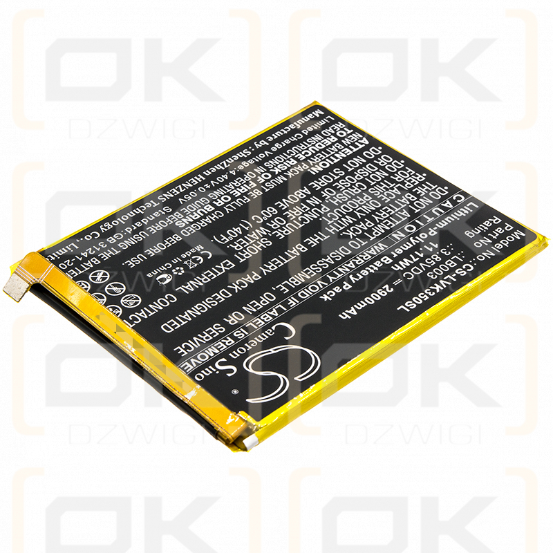 Lenovo K350t / LB003 2900 mAh Li-Polymer 3,85 V (Cameron Sino)