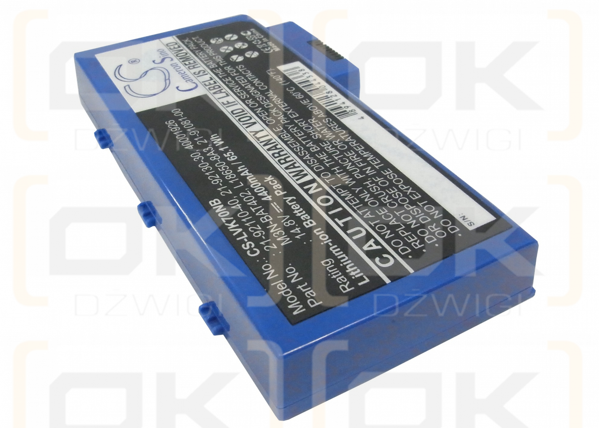 Replacement Battery for Lenovo A3 1500 / 21-91081-00 4400 mAh Li-ion 14.8 V (Cameron Sino)