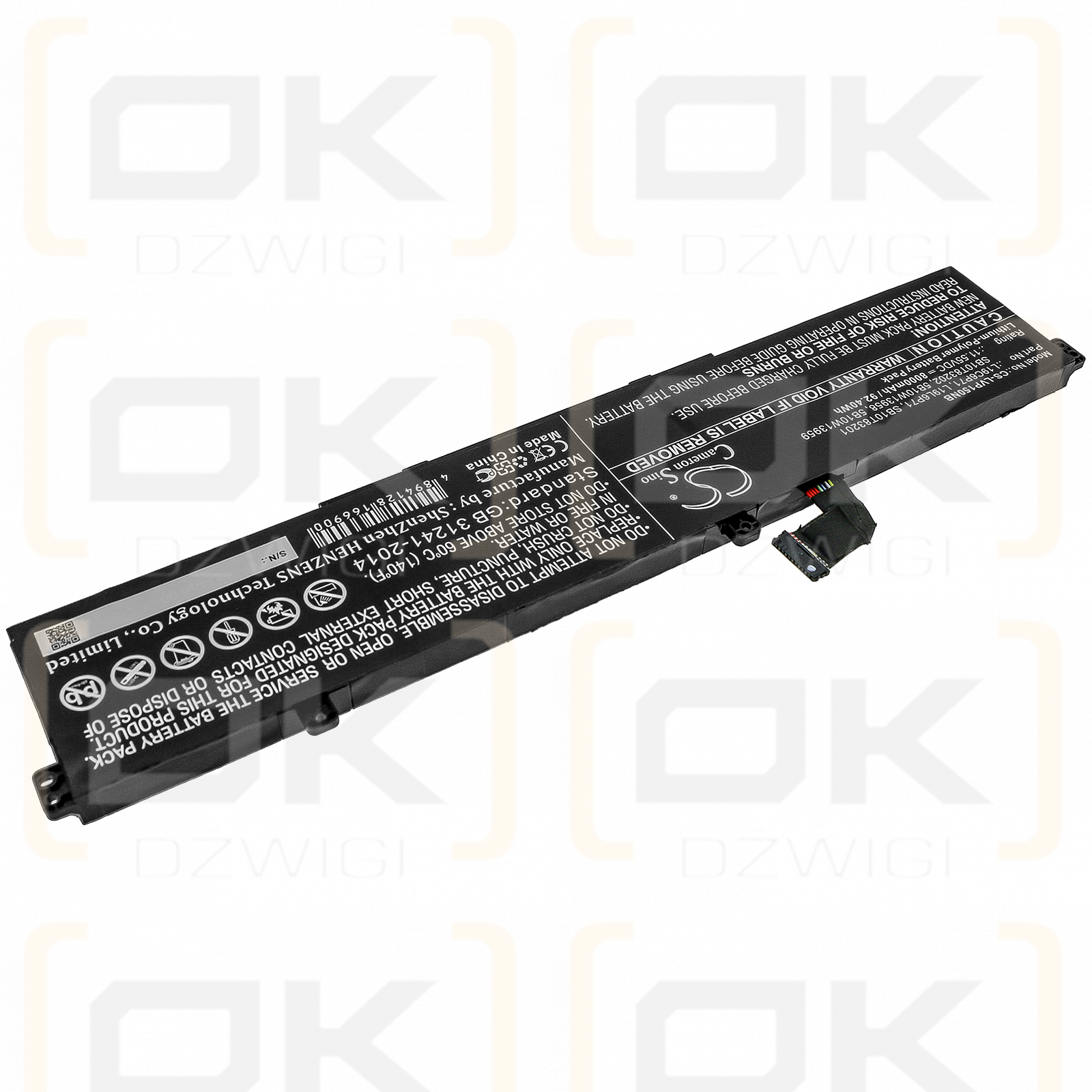 Lenovo ThinkPad P15 / L19C6P71 8000 mAh Li-Polymer 11,55 V (Cameron Sino)