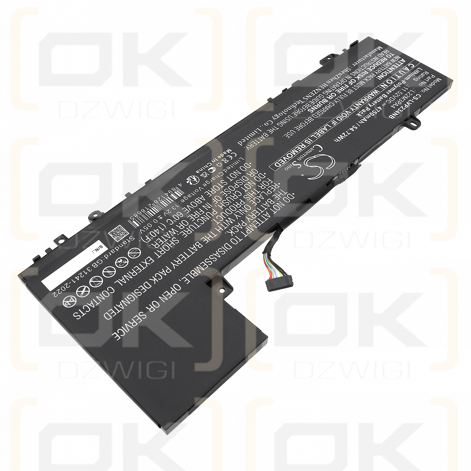 Lenovo IdeaPad Slim 5 14IRL8 82XD000UPH / 5B11K39352 4750 mAh, polímero de litio, 11,52 V (Cameron Sino)