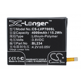 Lenovo A5000 DUAL / BL234 4000 mAh Li-Polymer 3,8 V (Cameron Sino)