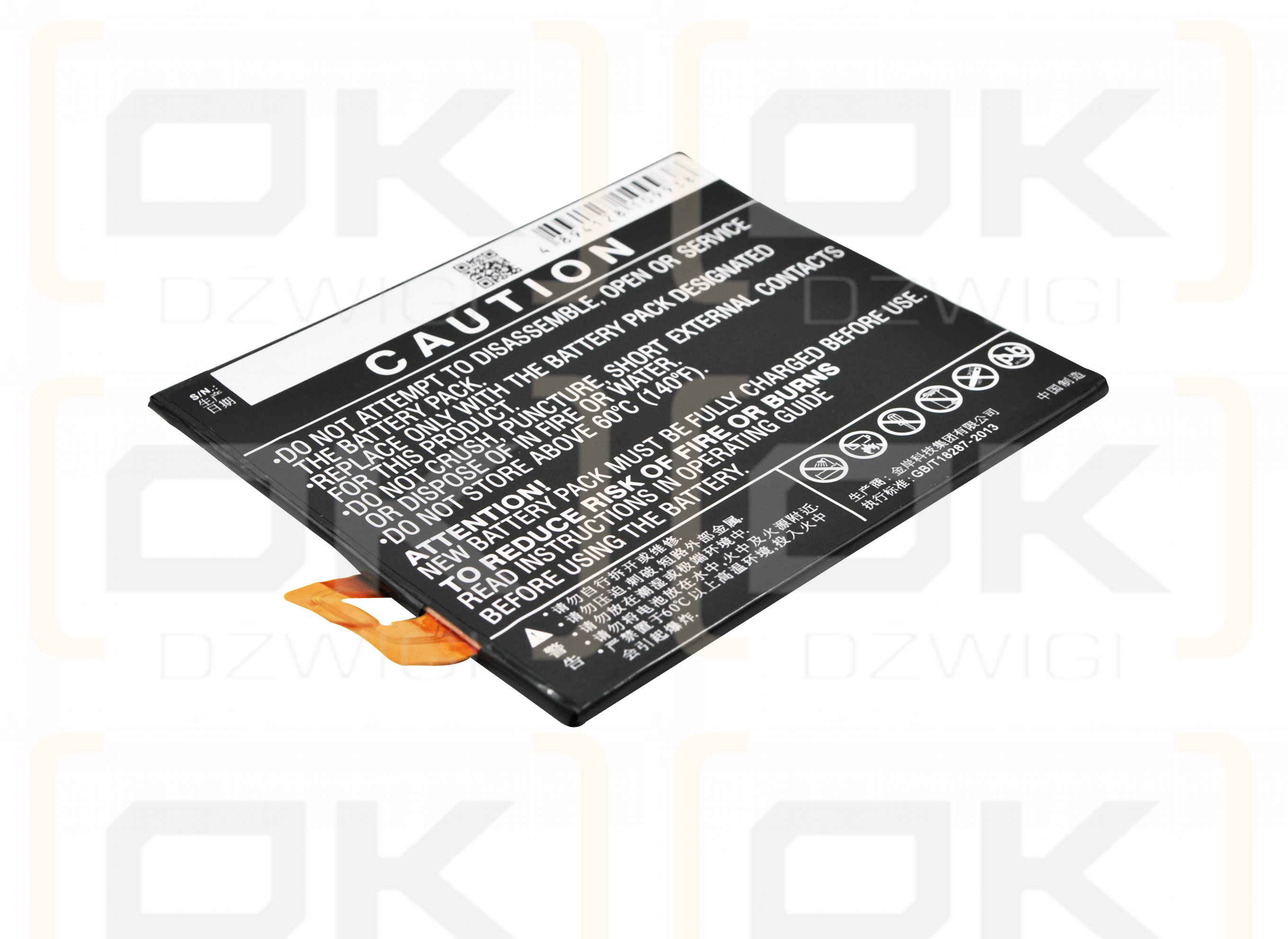 Lenovo PB1-770N Dual SIM TD-LTE / L14D1P31 3400 mAh Li-Polymer 3,8 V (Cameron Sino)