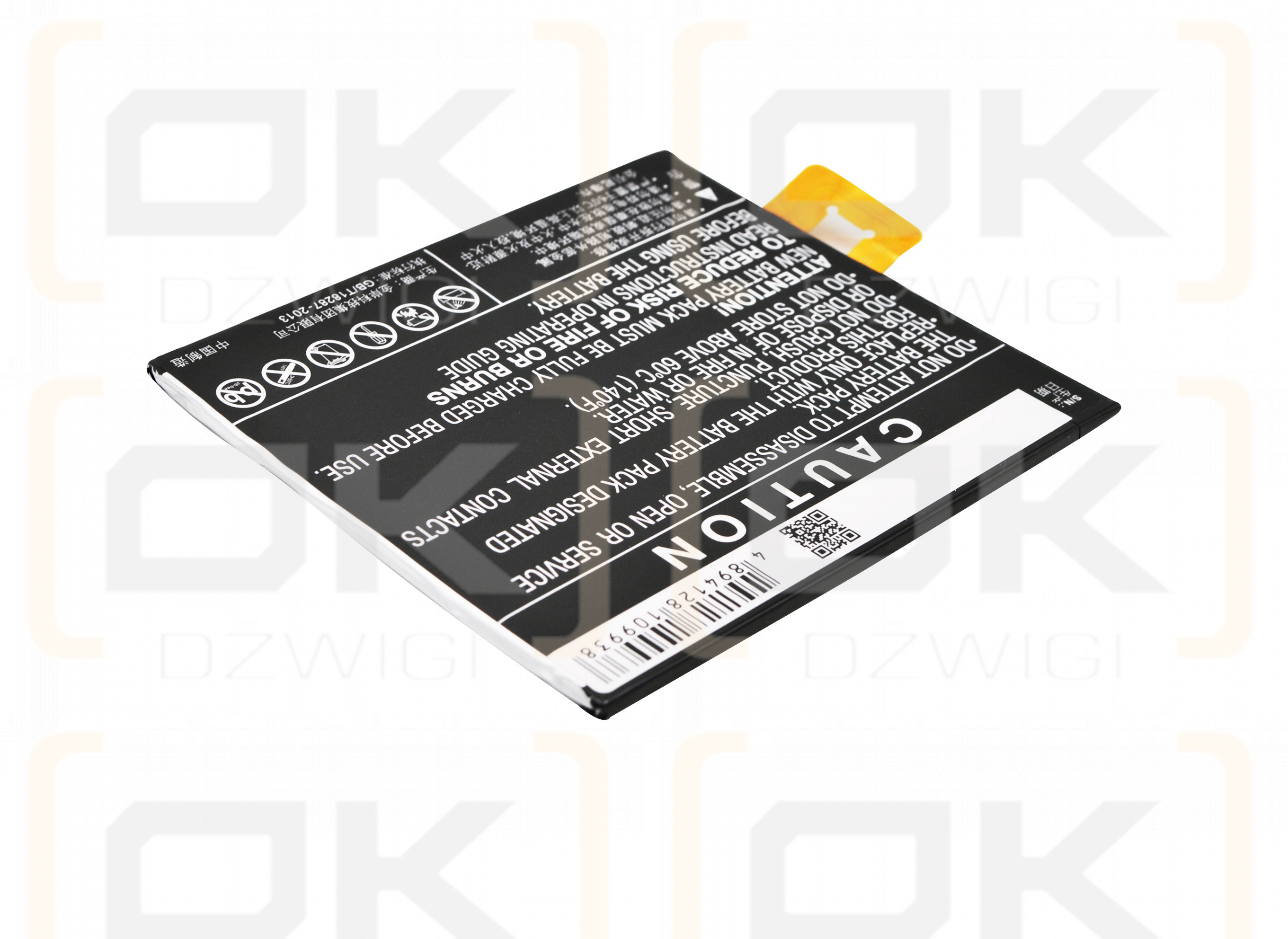 Lenovo PB1-770N Dual SIM TD-LTE / L14D1P31 3400 mAh Li-Polymer 3,8 V (Cameron Sino)