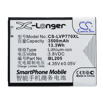 Lenovo P770 / BL205 3500 mAh Li-Ion 3,8 V (Cameron Sino)