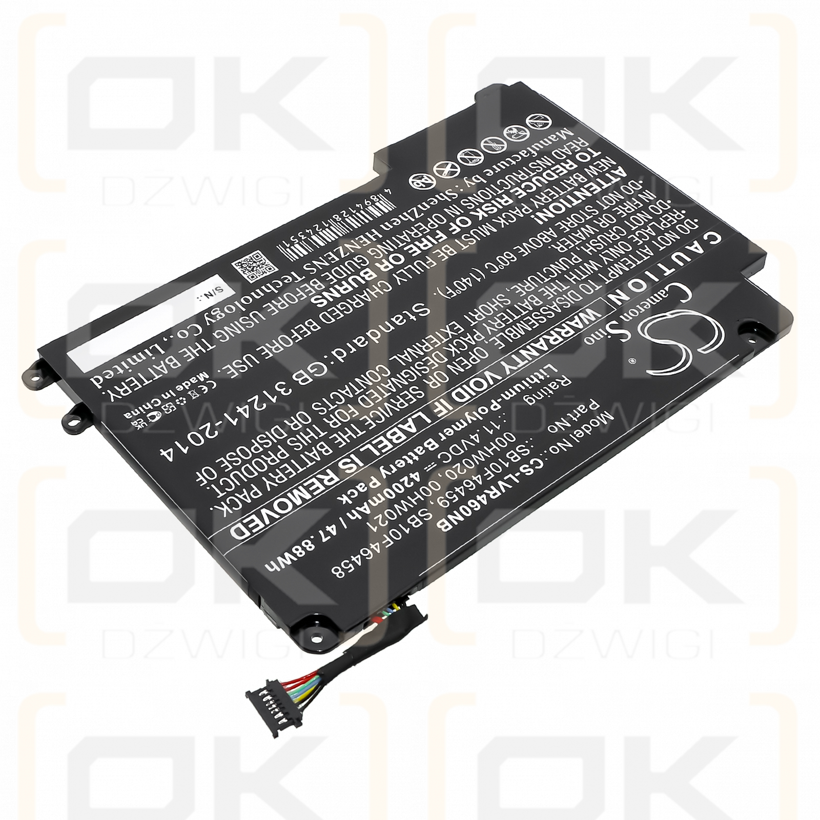 Lenovo Yoga 460 20EM-CT01WW / SB10F46459 4200mAh Li-Polymer 11.4V (Cameron Sino)