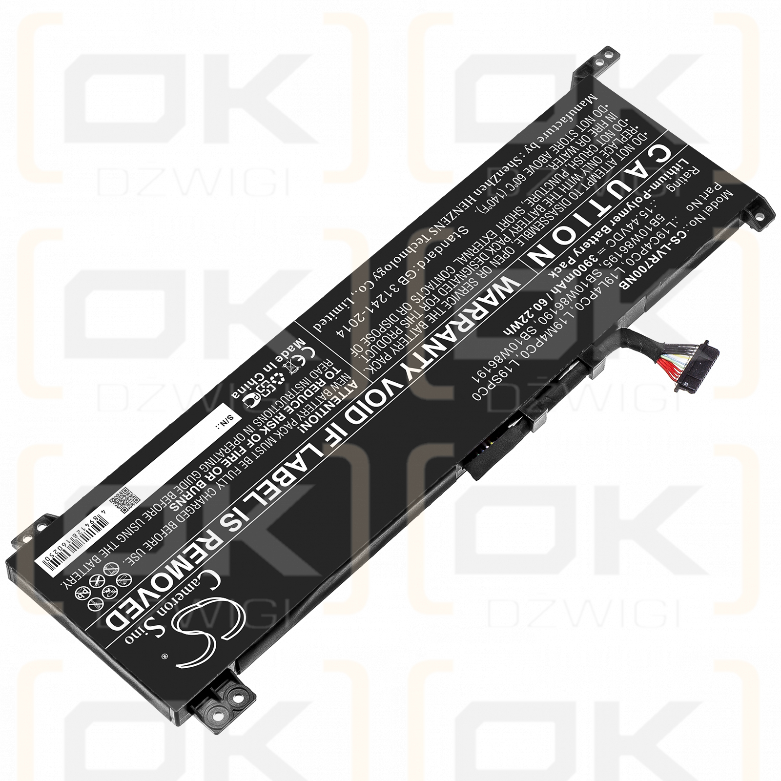 Lenovo Legion R7000 2020 / 5B10W86195 3900mAh Li-Polímero 15.44V (Cameron Sino)