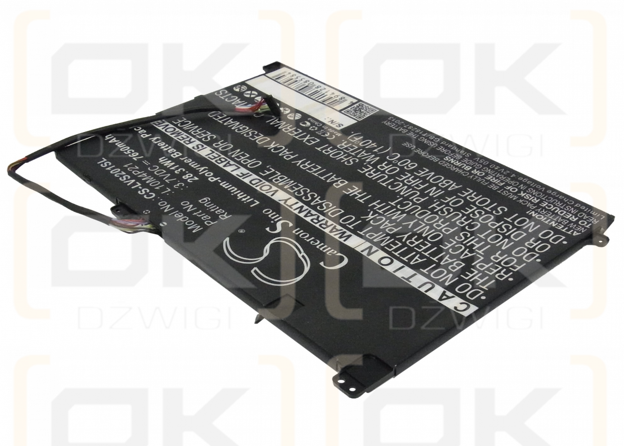 Lenovo IdeaPad S2010 / L10M4P21 7650 mAh Li-Polymer 3,7 V (Cameron Sino)