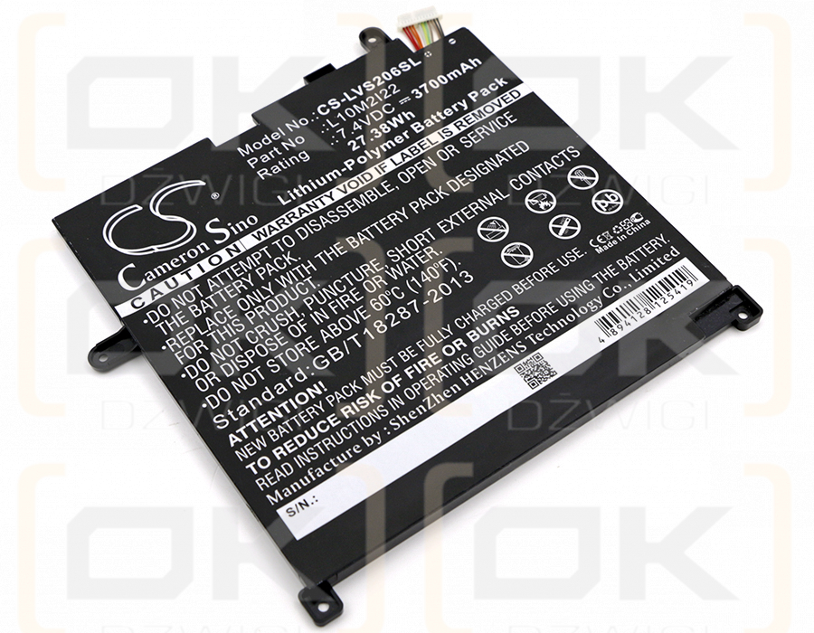 Lenovo IdeaPad S206 / L10M2I22 3700 mAh Li-Polymer 7,4 V (Cameron Sino)