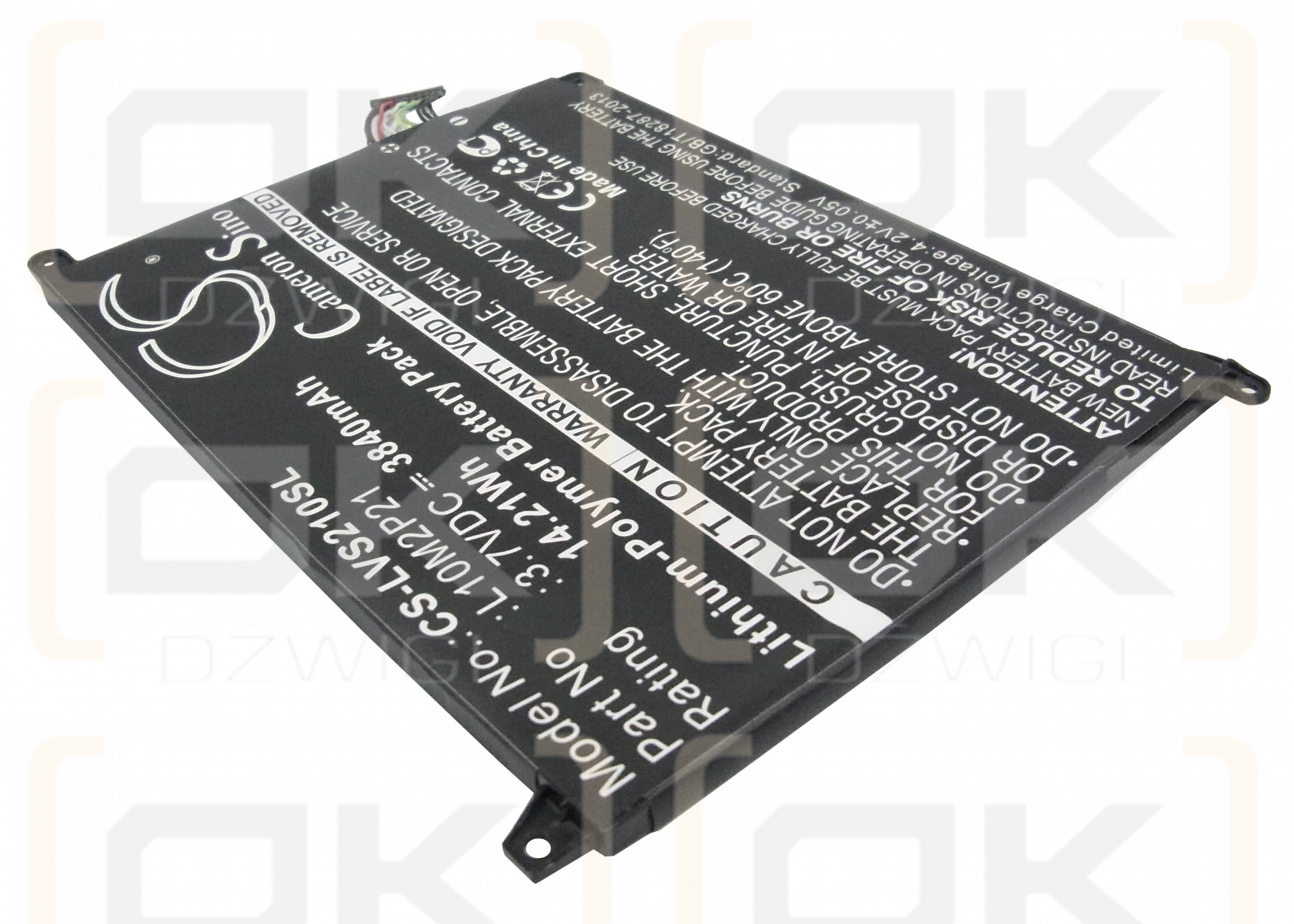 Lenovo Ideapad S2007A-D / L10M2P21 3840 мАч, литий-полимерный, 3,7 В (Cameron Sino)