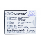 Lenovo S668T / BL222 3000 mAh Li-Polymer 3.8 V (Cameron Sino)