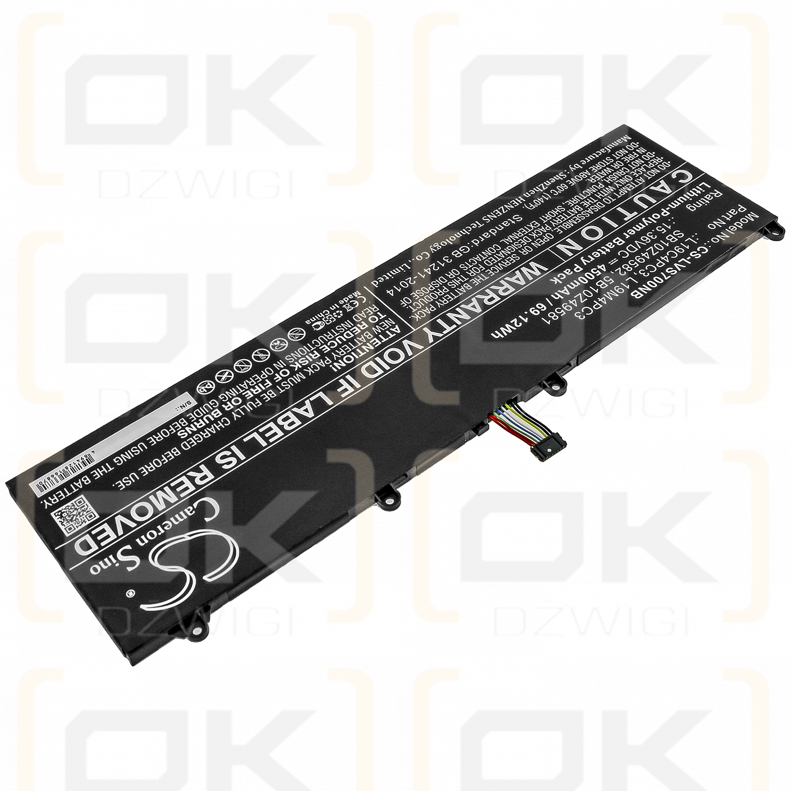 Lenovo Legion S7 15IMH5 82BC0051AU / L19C4PC3 4500mAh Li-Polímero 15.36V (Cameron Sino)