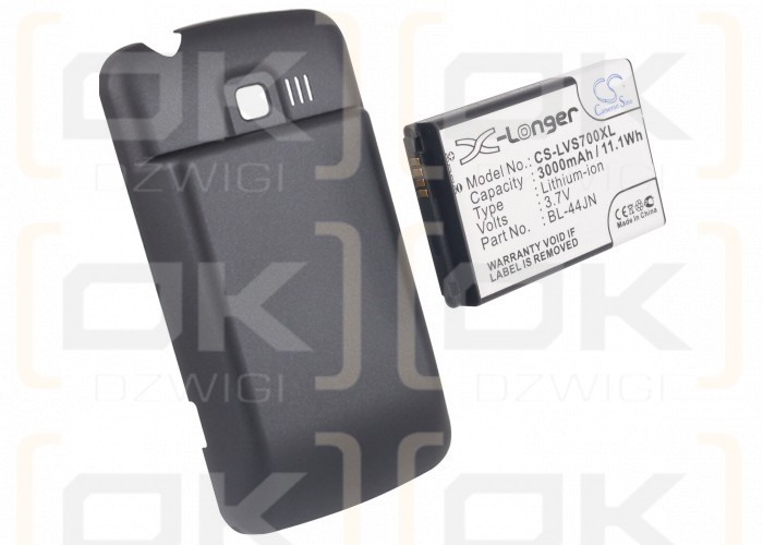 LG Gelato Q / BL-44JN 3000 mAh Li-ion 3.7 V (Cameron Sino)