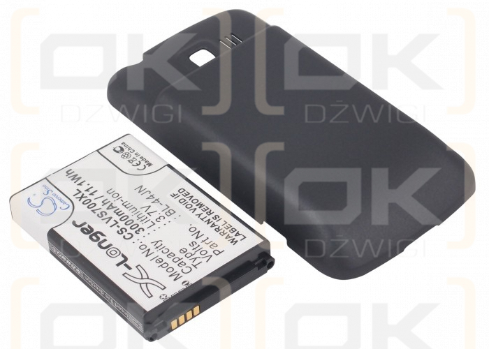 LG Gelato Q / BL-44JN 3000 mAh Li-ion 3.7 V (Cameron Sino)