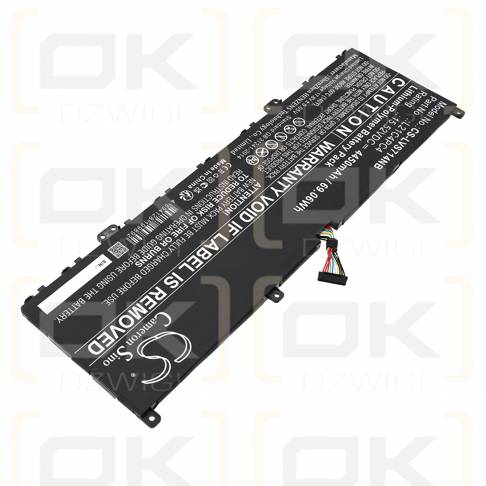 Lenovo Yoga Slim 7 ProX 14IAH7 82TK006RSP / L21C4PC4 4450 mAh Li-Polymer 15,52 V (Cameron Sino)