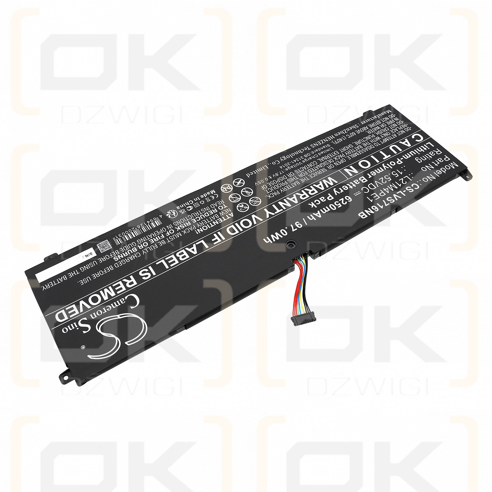 Lenovo Legion S7 16ARHA7 82UG0009MX / 5B11F29413 6250mAh Li-Polímero 15.52V (Cameron Sino)