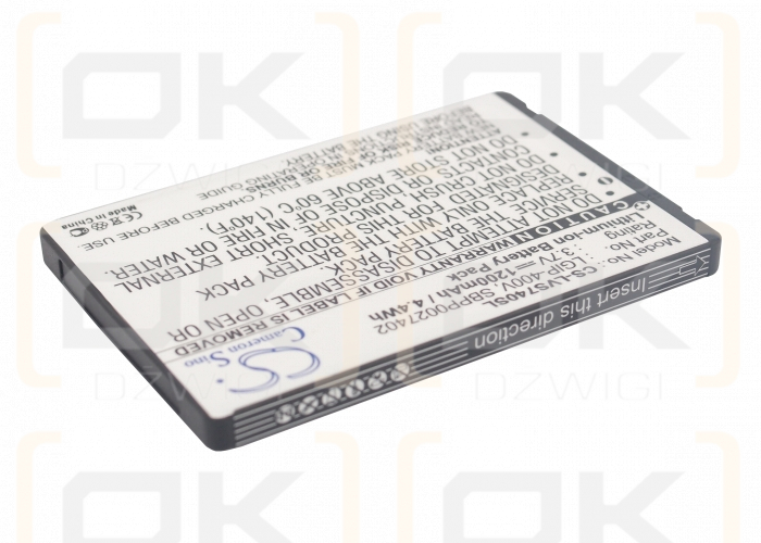 Replacement Battery for LG Vortex / LGIP-400V 1200 mAh Li-ion 3.7 V (Cameron Sino)