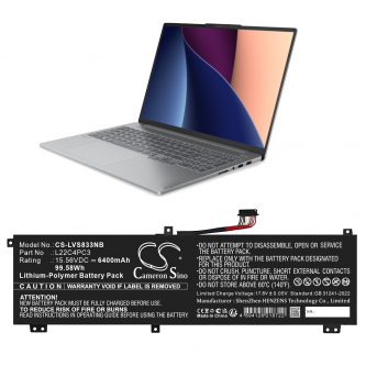 Lenovo Legion Slim 7i Gen 8 / 5B11K39157 6400mAh Li-Polymer 15.56V (Cameron Sino)