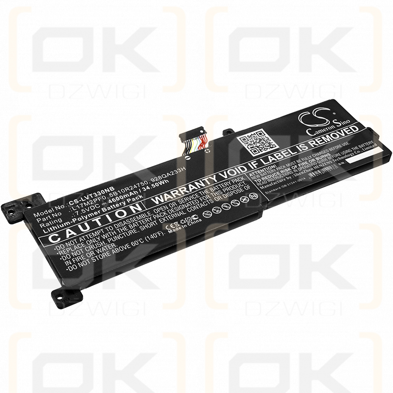 Lenovo Ideapad 330-15ARR-81D2007LSP / L17M2PF0 4600mAh Li-Polímero 7.5V (Cameron Sino)