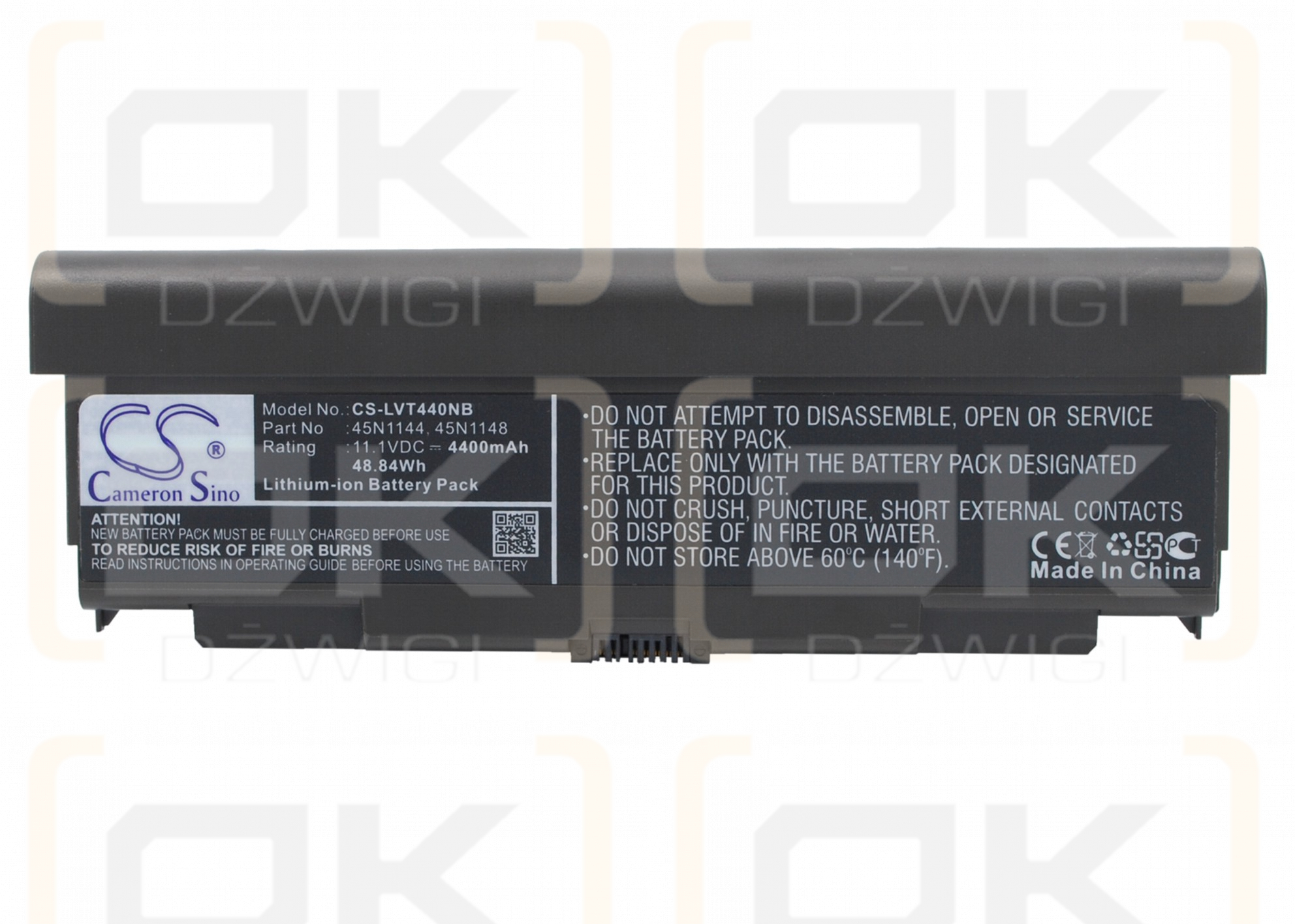 Lenovo ThinkPad L540 20AU002P / 45N1144 4400 mAh Li-Ion 11,1 V (Cameron Sino)