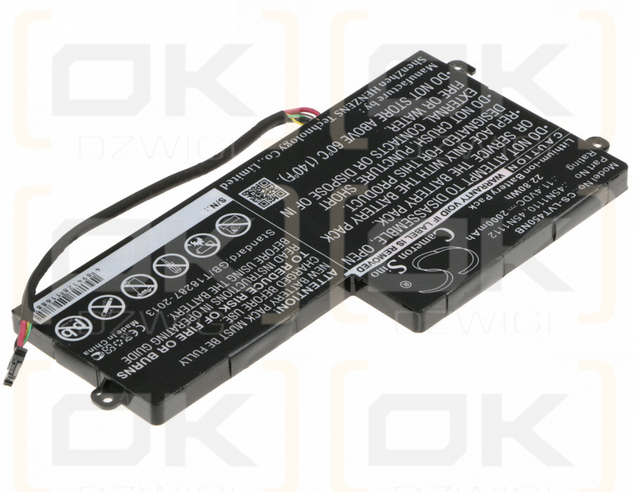 Lenovo ThinkPad S540 / 45N1110 2000mAh Li-ion 11.4V (Cameron Sino)