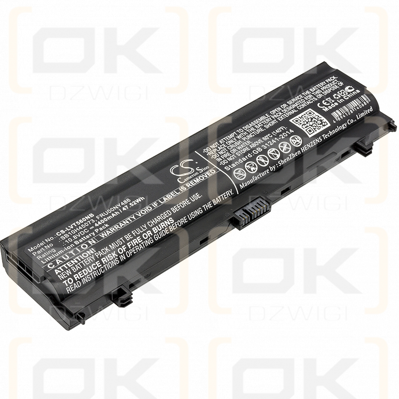 Lenovo ThinkPad L56 / SB10H45073 4400mAh Li-ion 10.8V (Cameron Sino)