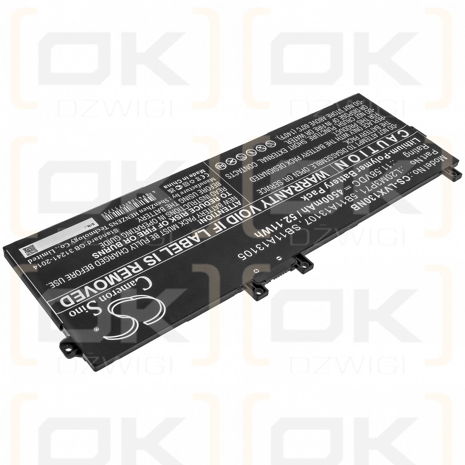 Lenovo ThinkPad X13 Yoga G2 / L20M3P71 4500mAh Li-polímero 11.58V (Cameron Sino)