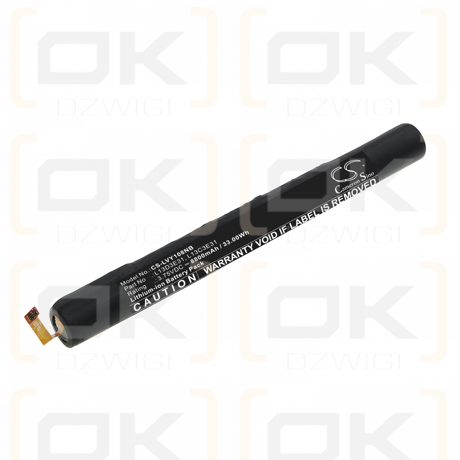 Lenovo YOGA 10 B8000 / L13D3E31 8800mAh Li-ion 3.75V (Cameron Sino)