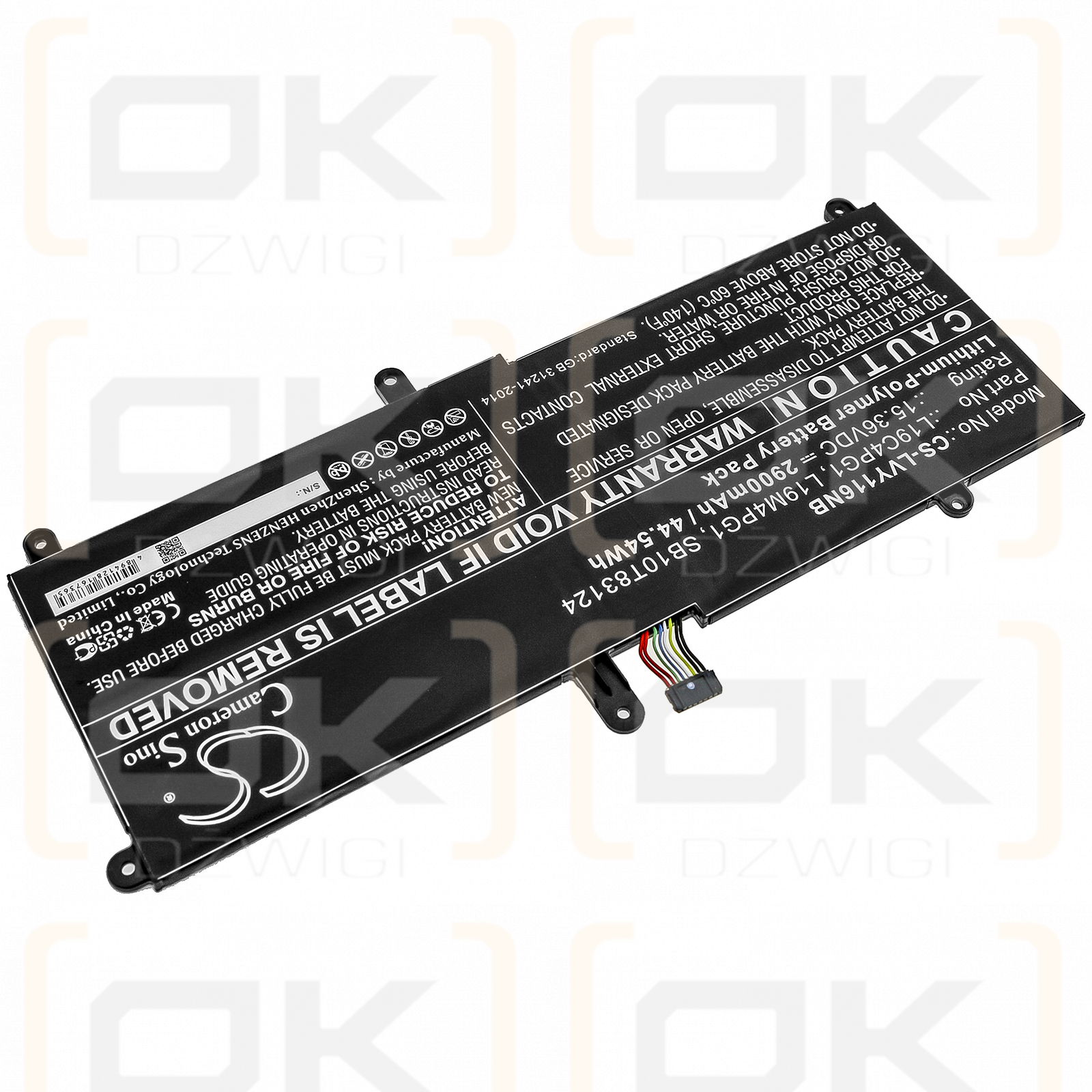 Lenovo 11e Yoga Gen 6 20SES0LE00 / L19C4PG1 2900 mAh Li-Polymer 15,36 V (Cameron Sino)