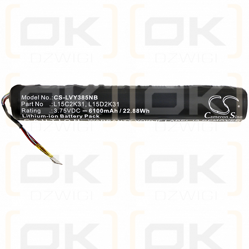 Lenovo YT3-850M / L15C2K31 6100 mAh Li-Ion 3,75 V (Cameron Sino)