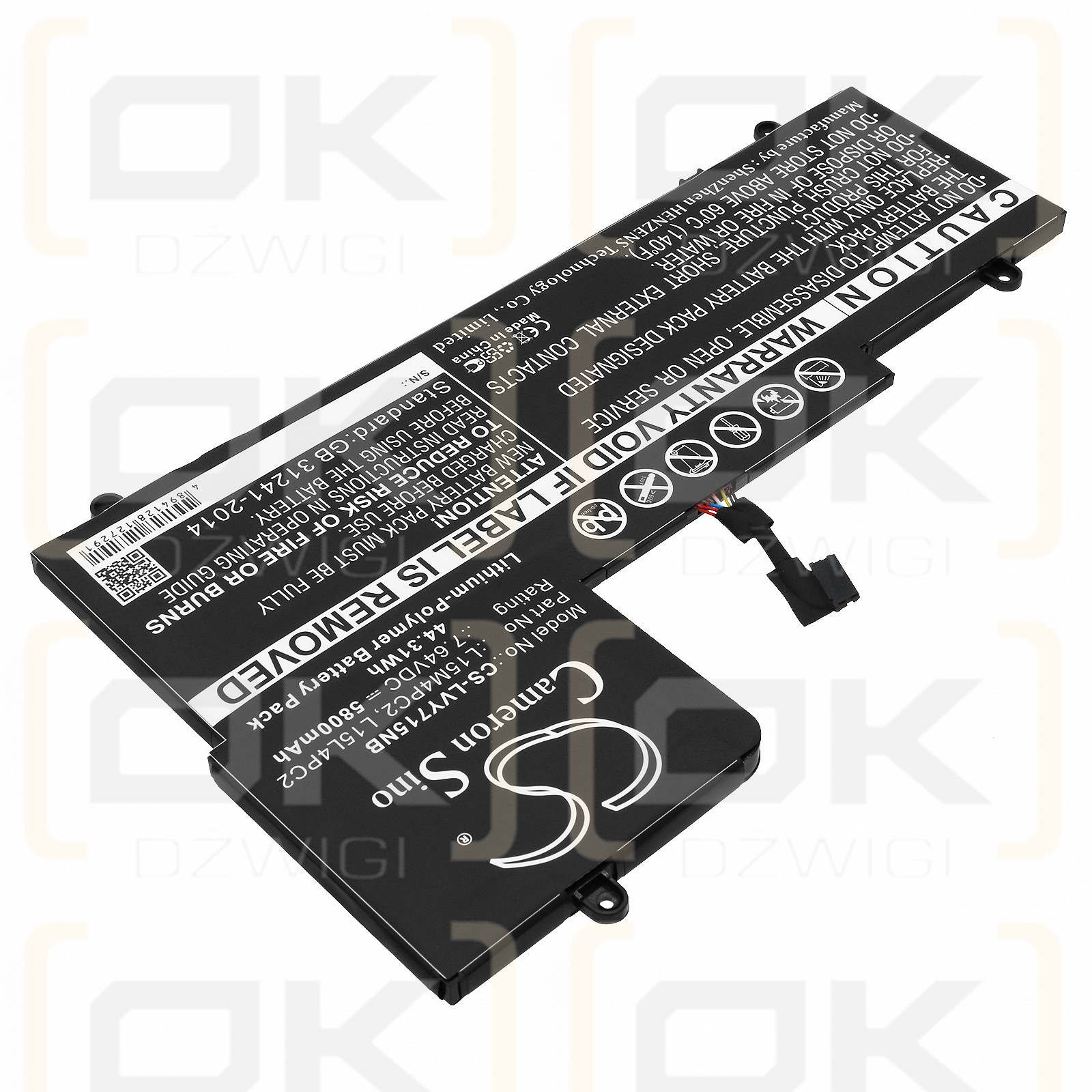 Lenovo YOGA 710-14 / L15M4PC2 5800mAh Li-Polímero 7.64V (Cameron Sino)